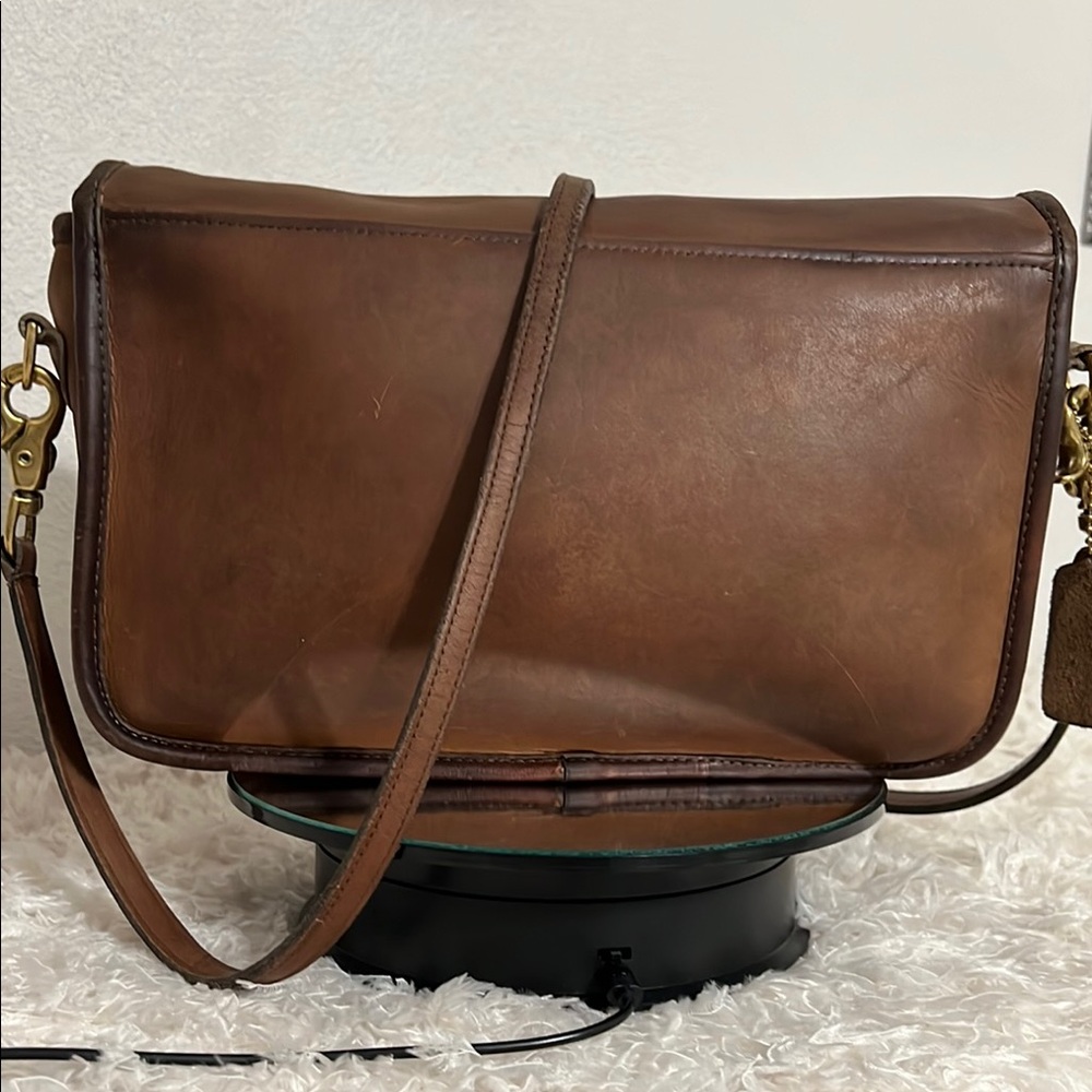 Coach Brown Leather Crossbody Bag - Picture 5 of 13